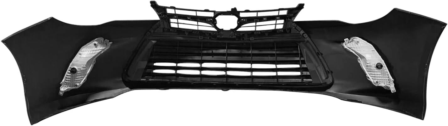 Complete Front Grille Bumper body kit Daytime Running Light Set for 2015 2016 2017 Toyota Camry SE XSE Sport Type- Front Bumper Kit