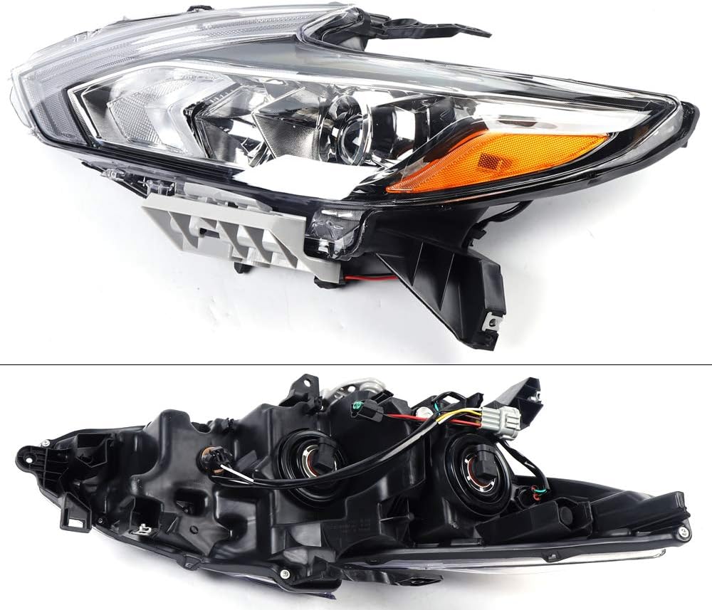 Car Headlights Headlamp For Nissan Altima 2016 2017 2018, Passengers Side Car Headlights Compatible Housing Left Side Headlamp Halogen Headlamp (Left)