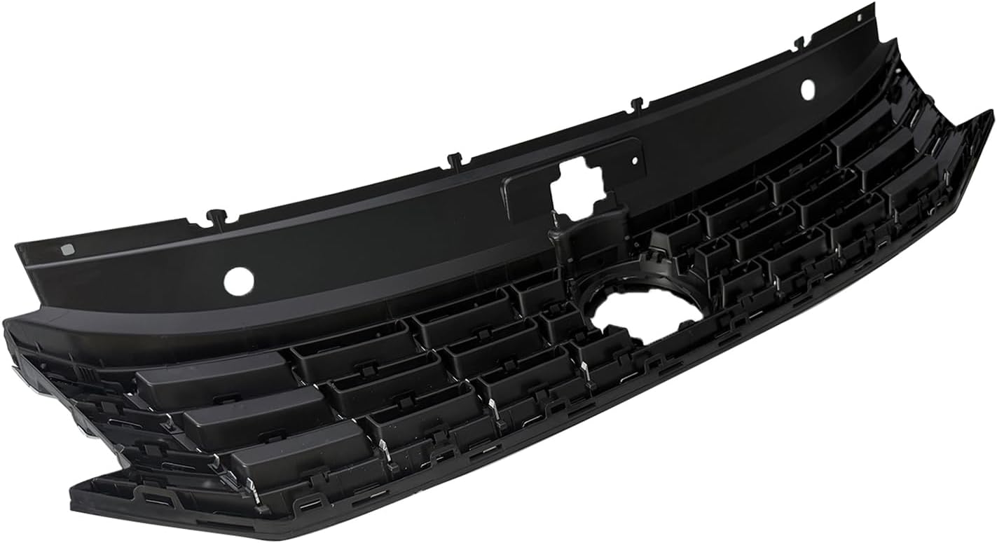 Front Grille Black w/Chrome Compatible with 2016 2017 2018 2019 Volkswagen VW Passat S SE SEL Front Molding Grille Grill Replaces # 561853651HOQE