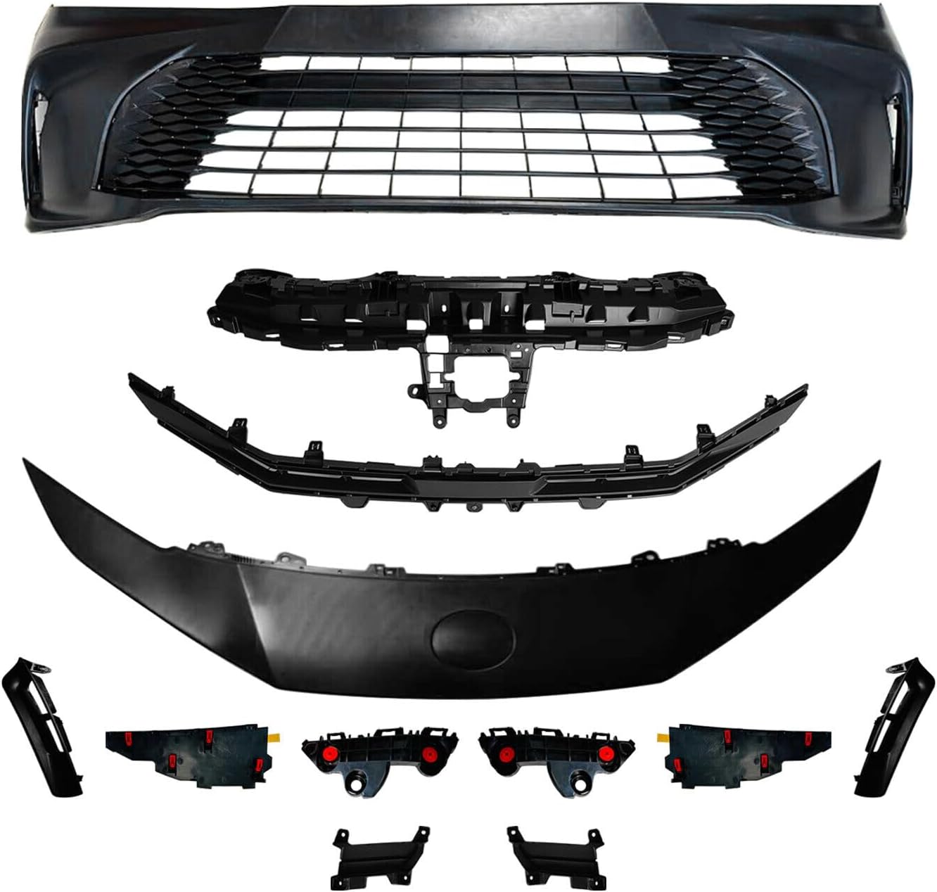 Camry LE Front Bumper Cover Kit Complatible with 2025-Up To-yota Camry LE Sedan