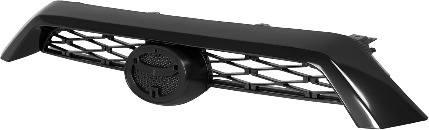 Body Kits Front Bumper and Grille Combo Set Compatible with 2014-2020 Toyota 4Runner Limited Upper & Lower Grille Fog Light Assembly Molding Headlight Bracket Front Bumper Bracket Black