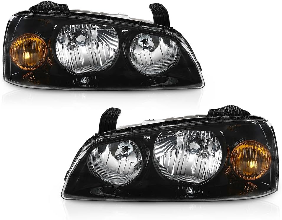G-PLUS Headlight DRL LED Projector Right Passenger Compatible with Hyundai Elantra 2014-2016 Clear Lens Black Housing Amber Reflector Bumper Headlamps,faros delanteros