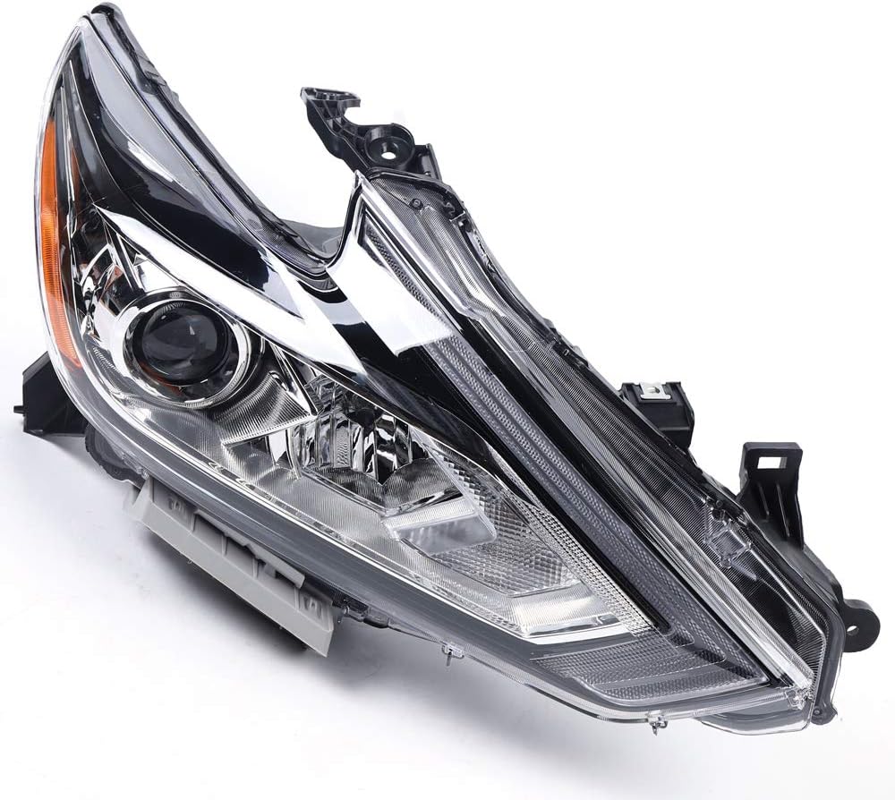 Car Headlights Headlamp For Nissan Altima 2016 2017 2018, Passengers Side Car Headlights Compatible Housing Left Side Headlamp Halogen Headlamp (Left)