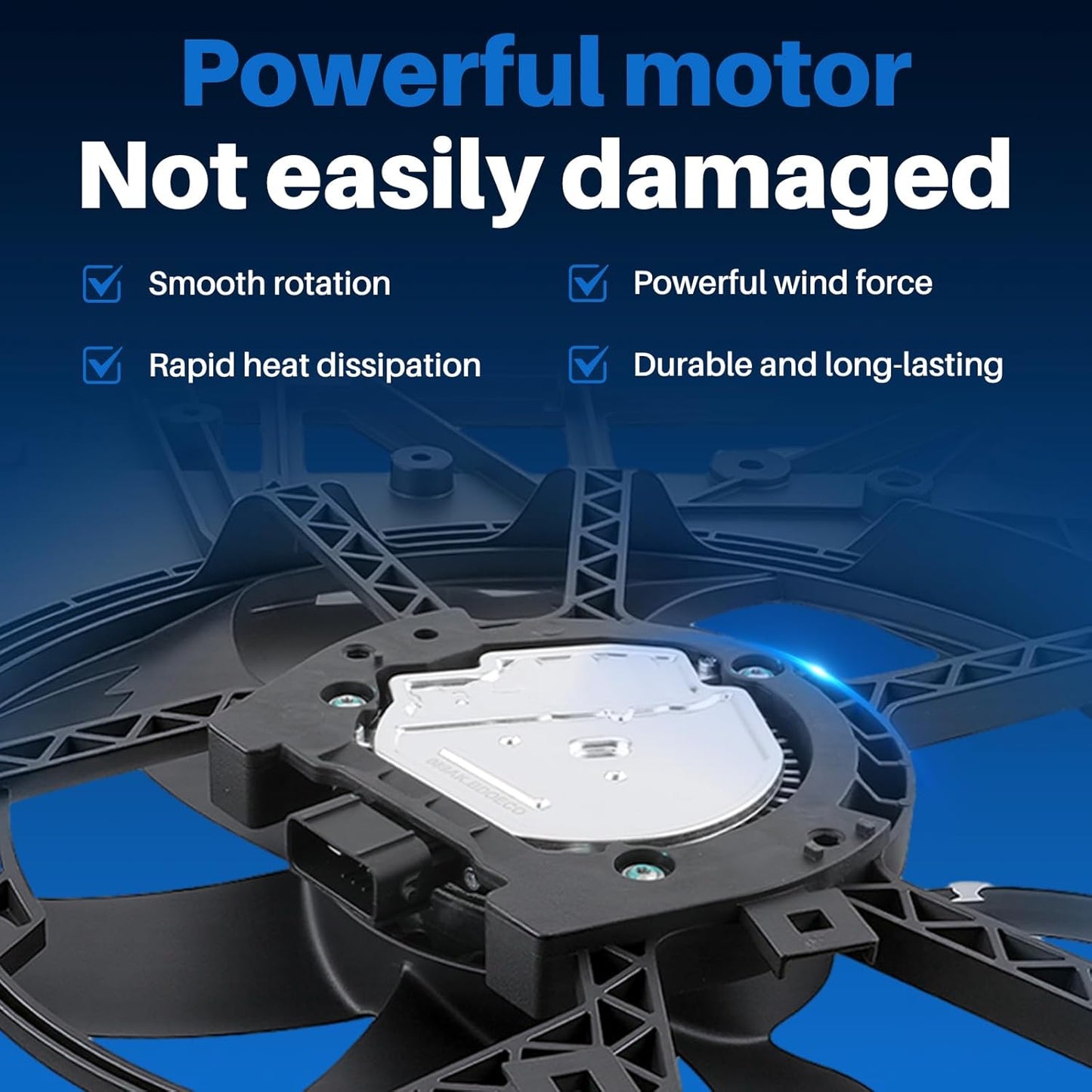 Cooling Fan Assembly for Toyota Camry 2018-2021 for Lexus ES250 NX250 Radiator Condenser Cooling Fan Motor 6360-25010
