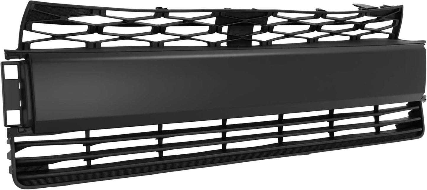 Body Kits Front Bumper and Grille Combo Set Compatible with 2014-2020 Toyota 4Runner Limited Upper & Lower Grille Fog Light Assembly Molding Headlight Bracket Front Bumper Bracket Black