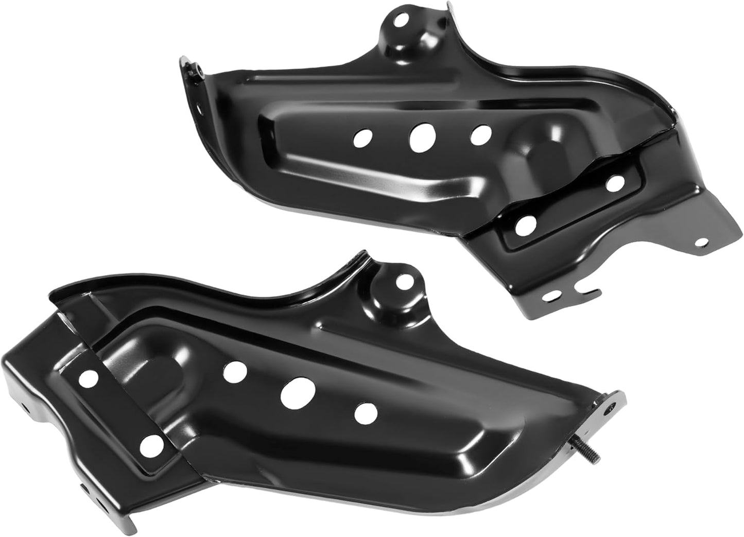 Body Kits Front Bumper and Grille Combo Set Compatible with 2014-2020 Toyota 4Runner Limited Upper & Lower Grille Fog Light Assembly Molding Headlight Bracket Front Bumper Bracket Black