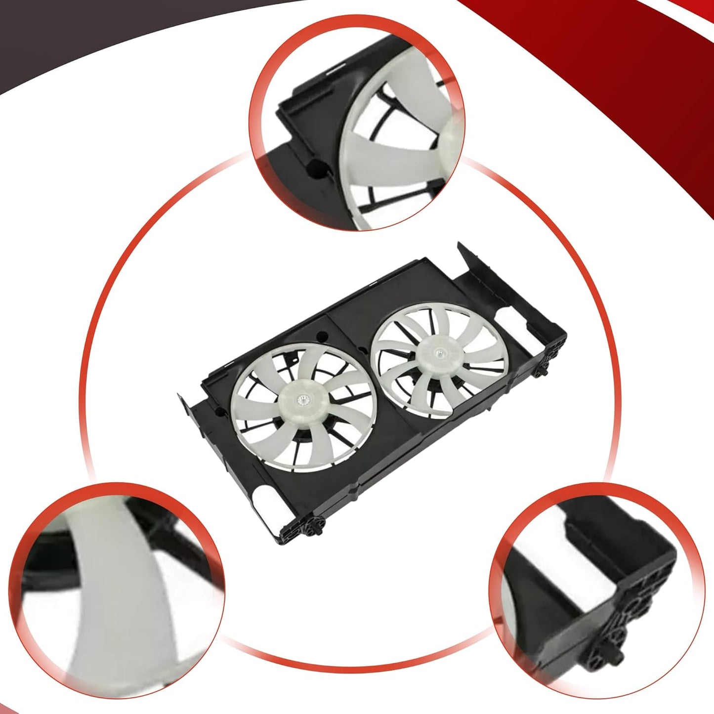 Cooling Fan Assembly for 2013 2014 2015 2016 2017 2018 Toyota RAV4 2.5L 621-557 623290
