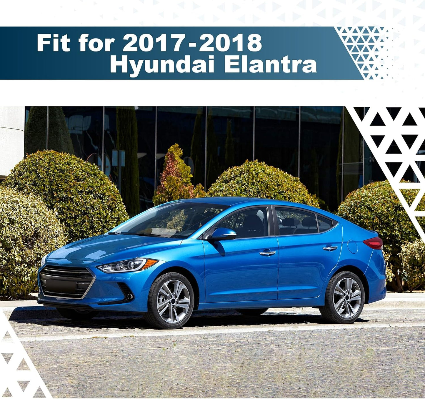 Front Headlight Assembly Fit for Hyundai Elantra 2017 2018 Passenger Side Halogen Headlamp