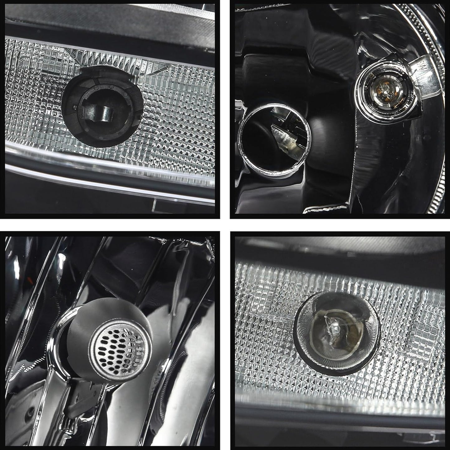 For 2011-2018 Volkswagen Jetta MK6 Headlights Headlamps Left Right Chrome