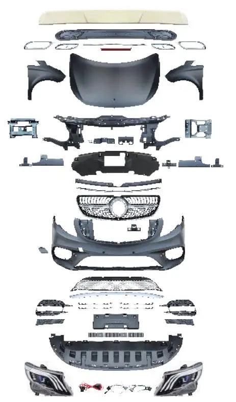 Wholesale High Quality Car Body Kit AMG for Mercedes Benz VITO 10 VIANO 04-10 AUTO BODY KITS Upgrade