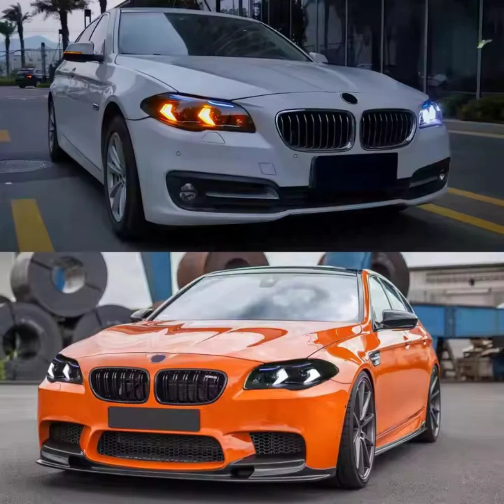 Auto-y Modified LED Headlights for BMW 5 Series F10 F18 2011-17 Halogen Xenon Upgrade LED Front Lamp Headlamp for BMW F10