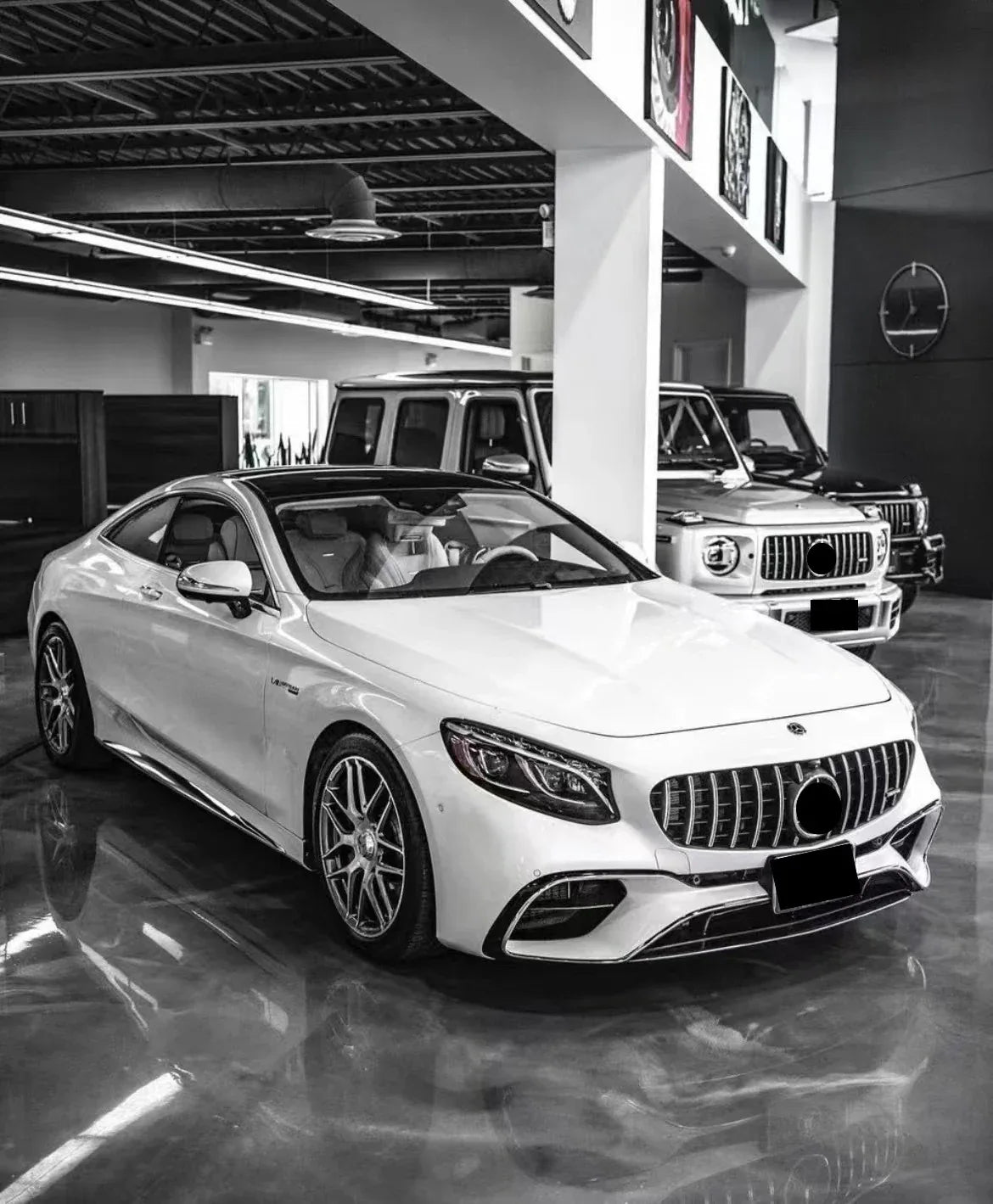 Front Bumper Grille for Mercedes benz W221 W222 S Class W217 S63 Coupe AMG - BAIMI Car Parts