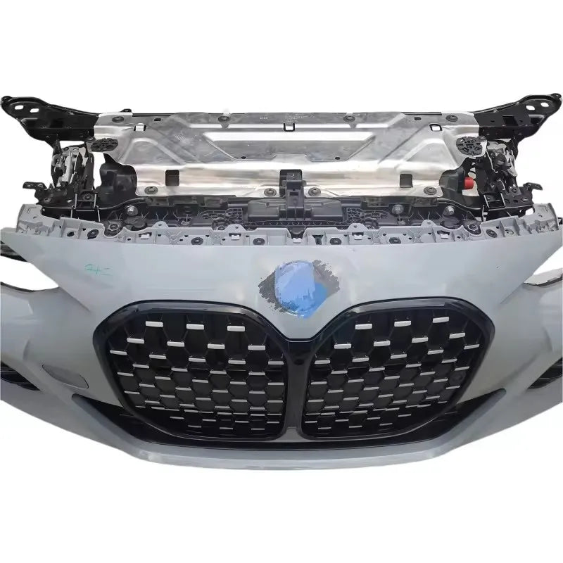 Car Front Bumper Assembly for BMW 420i 430i M440i G22 Bumper Body Kit with Cooling Fan Condenser Radiator Headlight Bonnet