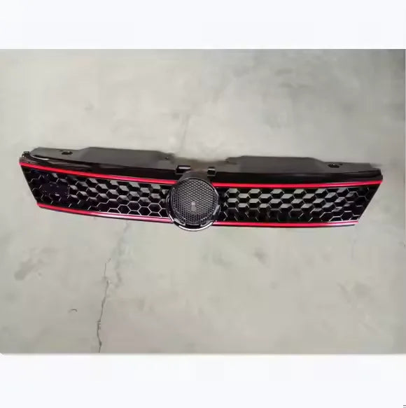 Baimi Factory Modified GLI Grille 12 Auto Car Front Grille with Red Line for VW JETTA V Sagitar 2012 OE 5C6853653A