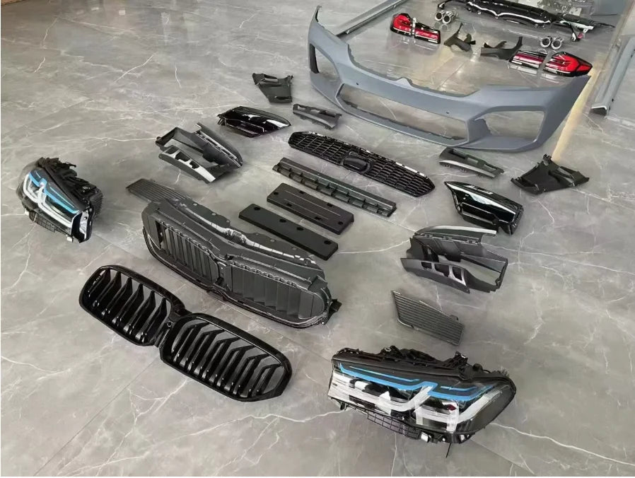 New F90 M Power Body Kit Pre Upgrade LCI 2021 M5 Bodykit for BMW 5 Series G30 PP Plastic for 2018-2020 Models