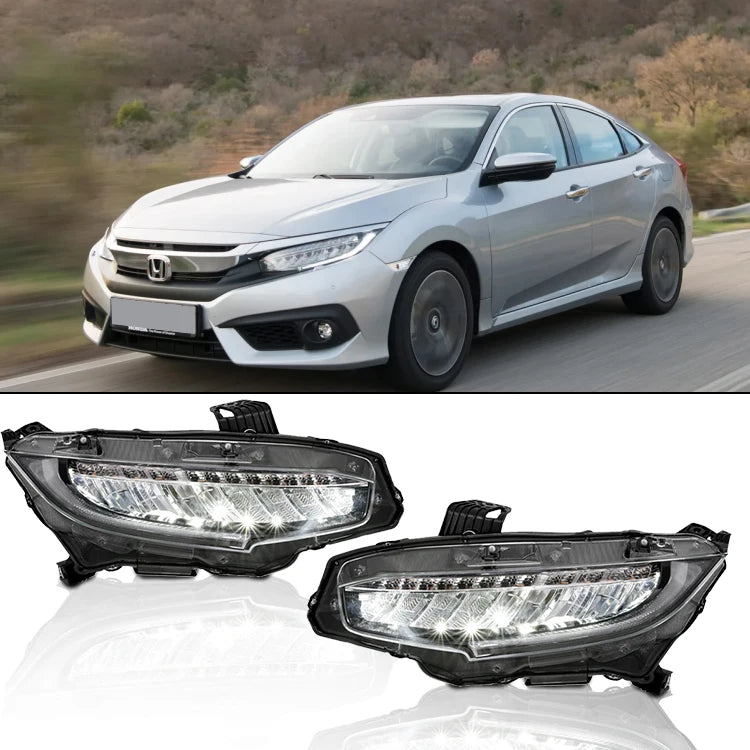 Lighting Systems Car Headlight Suitable 2016 2017 2018 Head Light Headlamp for Honda CIVIC LED Headlights