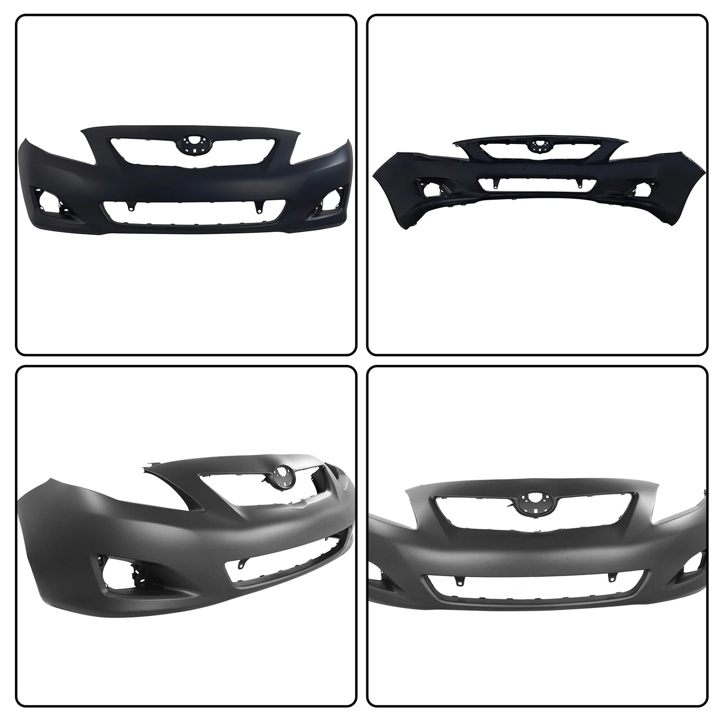 Premium Front Bumper Cover Body Kit for Toyota Corolla 2009-2010 Replacement Bumper Cover Car Bumper Parts