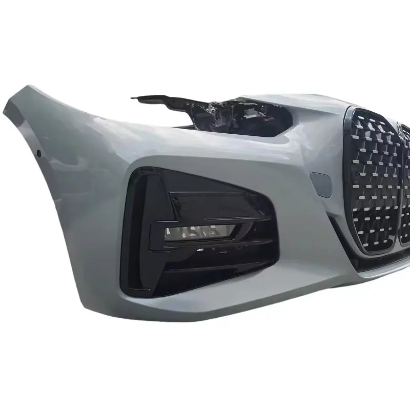 Car Front Bumper Assembly for BMW 420i 430i M440i G22 Bumper Body Kit with Cooling Fan Condenser Radiator Headlight Bonnet