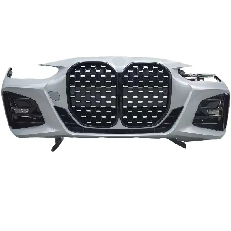Car Front Bumper Assembly for BMW 420i 430i M440i G22 Bumper Body Kit with Cooling Fan Condenser Radiator Headlight Bonnet