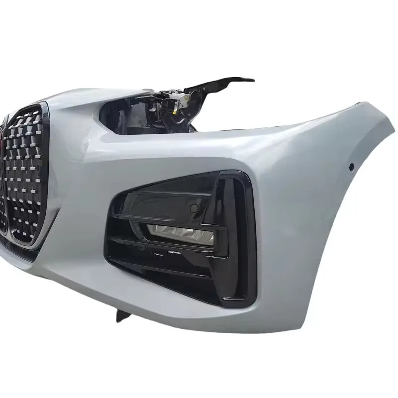 Car Front Bumper Assembly for BMW 420i 430i M440i G22 Bumper Body Kit with Cooling Fan Condenser Radiator Headlight Bonnet