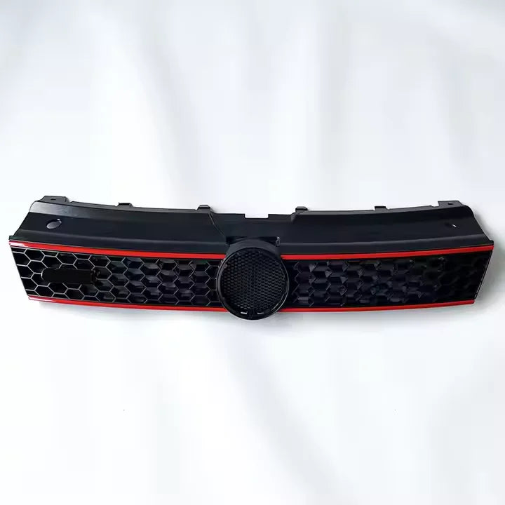 Baimi Factory Modified GLI Grille 12 Auto Car Front Grille with Red Line for VW JETTA V Sagitar 2012 OE 5C6853653A