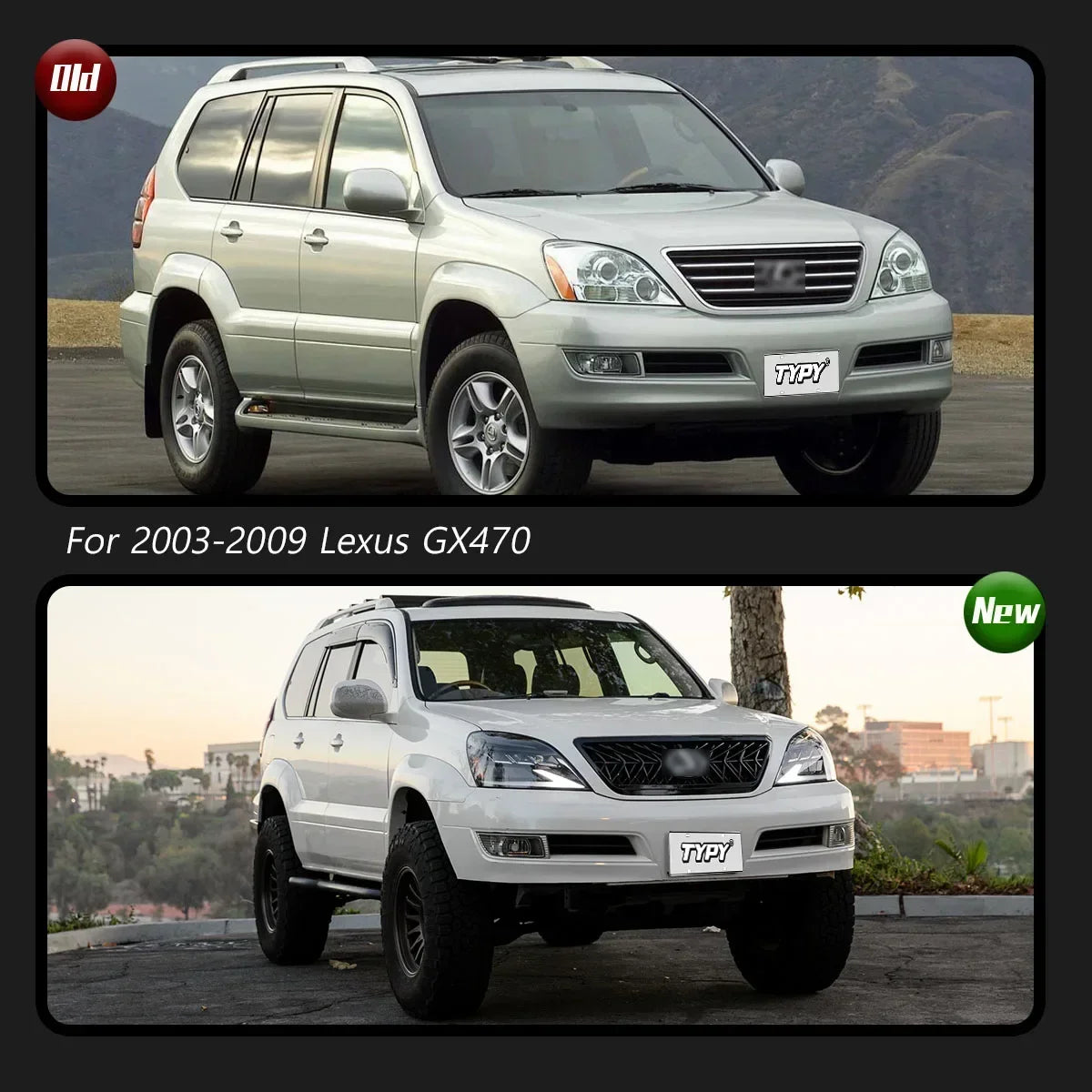 Car Lights for Lexus GX470 Headlight LED Projetor Head Lamp Daytime Running Light Automotive Accessories 2003-2009