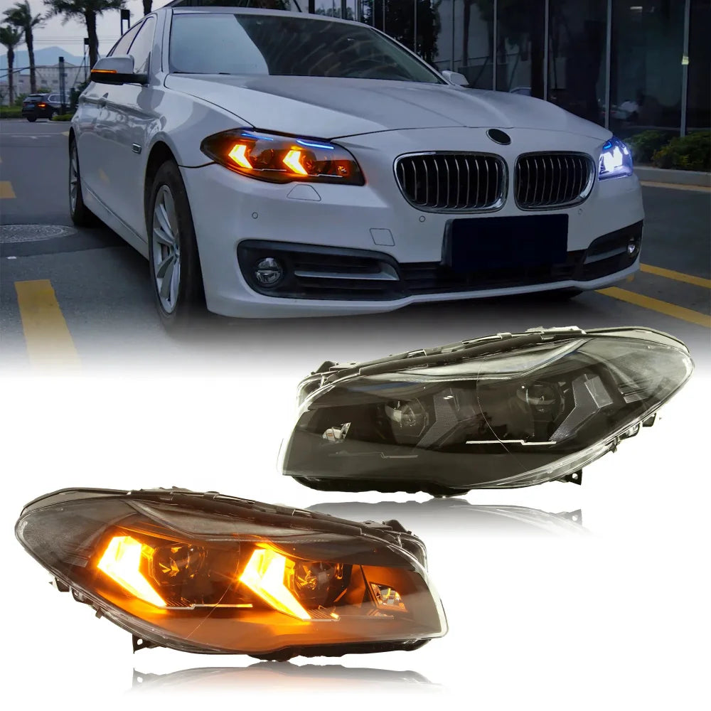 Auto-y Modified LED Headlights for BMW 5 Series F10 F18 2011-17 Halogen Xenon Upgrade LED Front Lamp Headlamp for BMW F10