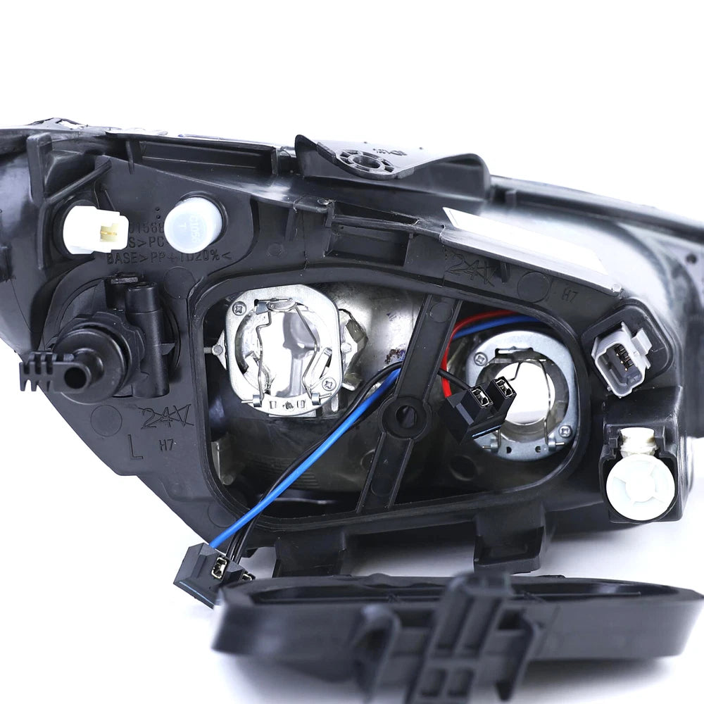 wholesale BLACK HEADLIGHTS FOR PEUGEOT 2006 /2003/2010+ GTI MODEL HALOGEN