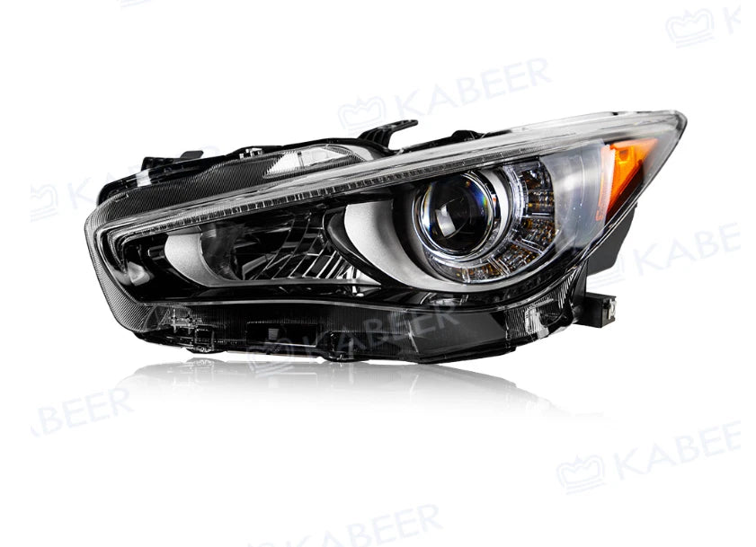 retail Headlight Assembly Fits Infiniti Q50 2013-2019 LED AFS Front Lights