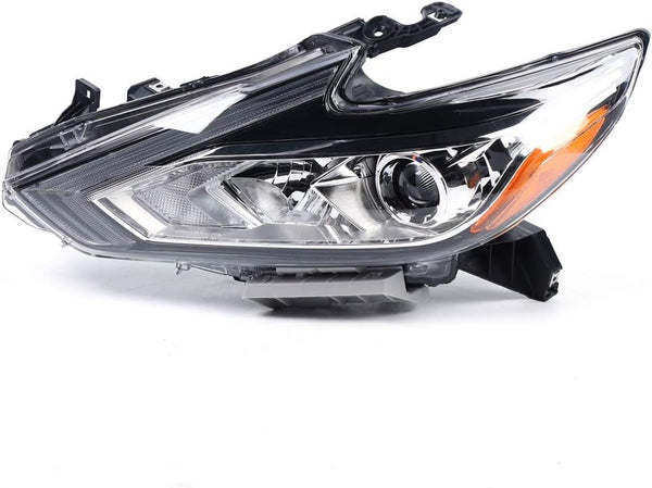 Car Headlights Headlamp For Nissan Altima 2016 2017 2018, Passengers Side Car Headlights Compatible Housing Left Side Headlamp Halogen Headlamp (Left)