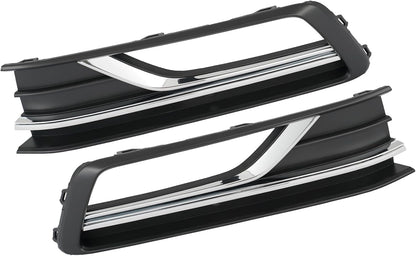body kit  Front Bumper Upper Lower Grille + Fog Lamp Cover w/Fog Light & Reflector Compatible with 2016-2019 VW Volkswagen Passat