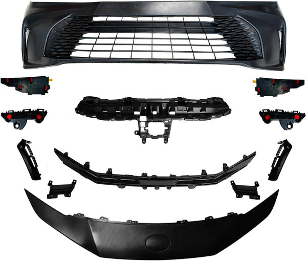 Camry LE Front Bumper Cover Kit Complatible with 2025-Up To-yota Camry LE Sedan