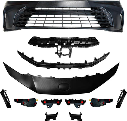 Camry LE Front Bumper Cover Kit Complatible with 2025-Up To-yota Camry LE Sedan