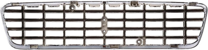 TRQ Front Grille Black with Chrome Surround Compatible with 2001-2004 Volvo S60 VO1200114