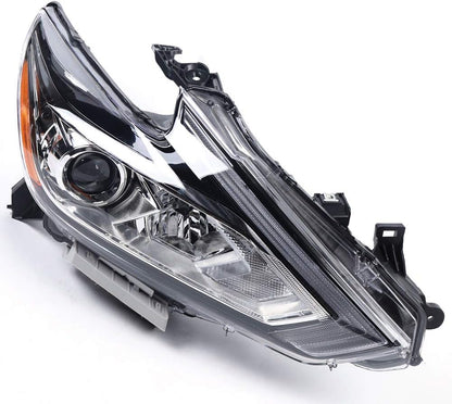 Car Headlights Headlamp For Nissan Altima 2016 2017 2018, Passengers Side Car Headlights Compatible Housing Left Side Headlamp Halogen Headlamp (Left)