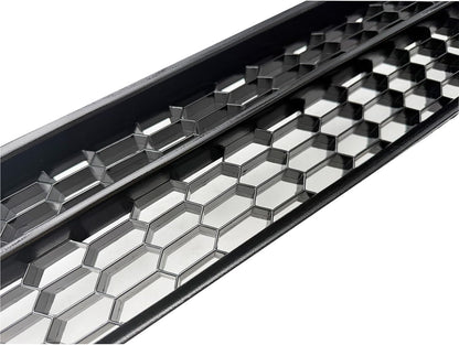 Front Grille & Fog Light Cover Bezel w/Hole Compatible with 2012 2013 2014 2015 VW Passat, 3 Pack