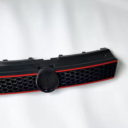 Baimi Factory Modified GLI Grille 12 Auto Car Front Grille with Red Line  for VW JETTA V Sagitar 2012 OE 5C6853653A