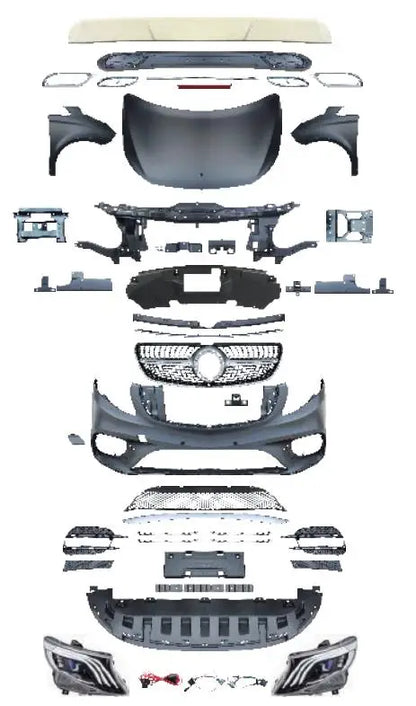 Wholesale High Quality Car Body Kit AMG for Mercedes Benz VITO 10 VIANO 04-10 AUTO BODY KITS Upgrade