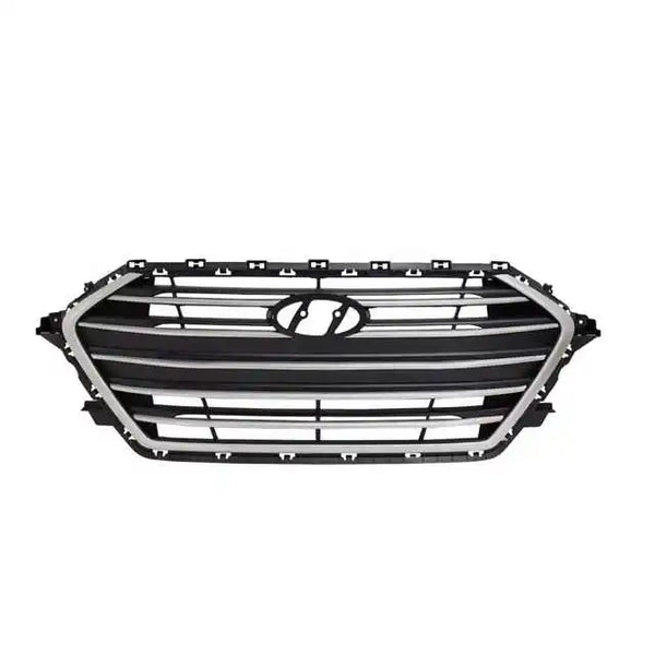 Black Chrome Auto Front Bumper Grille for Hyundai Elantra Sedan 2017 2018 Premium Quality Mesh Grill 86350-F2100