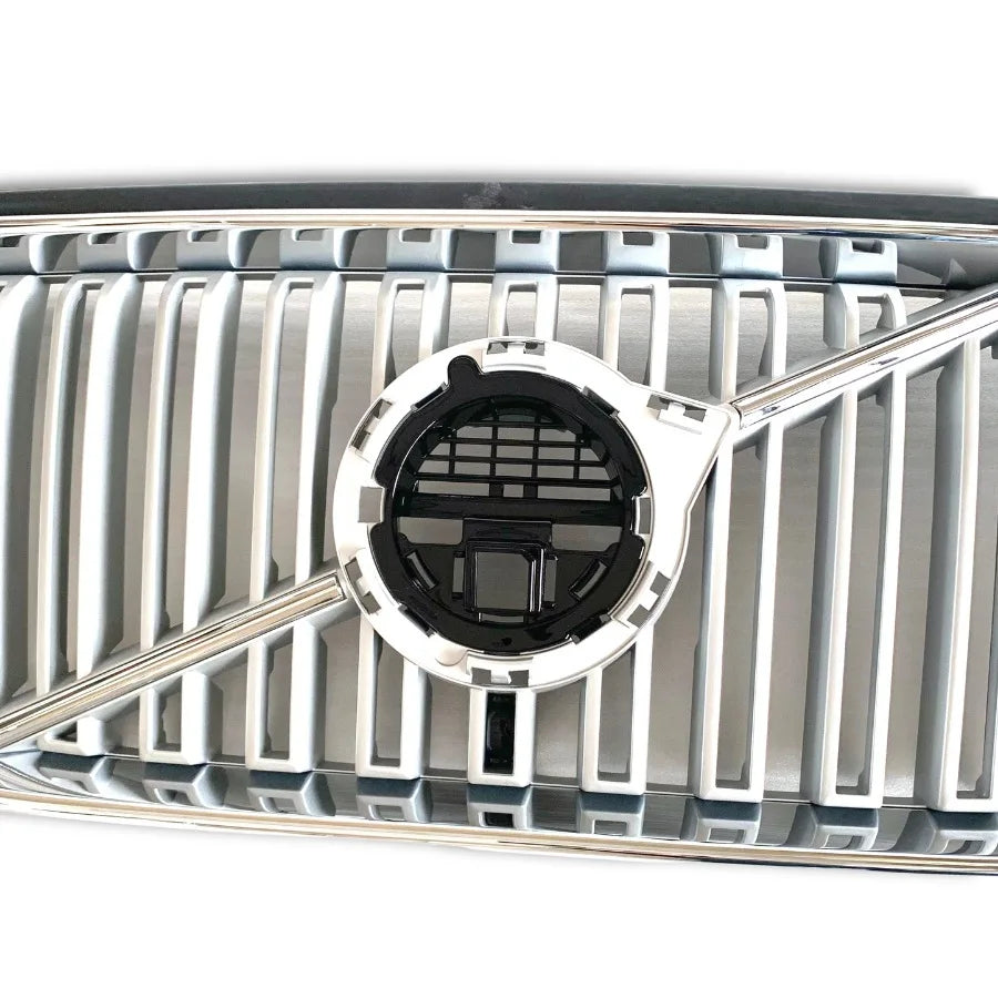 Front Grille for Volvo XC90  2016-2019 Raytheon Silver Vertical Strip High Match 31425934