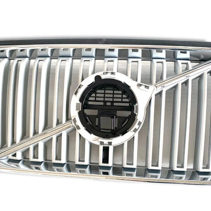 Front Grille for Volvo XC90  2016-2019 Raytheon Silver Vertical Strip High Match 31425934