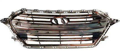 Black Chrome Auto Front Bumper Grille for Hyundai Elantra Sedan 2017 2018 Premium Quality Mesh Grill 86350-F2100