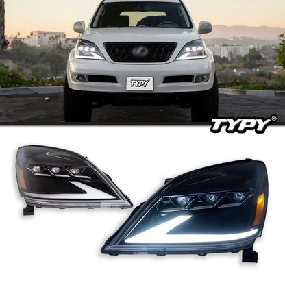 Car Lights for Lexus GX470 Headlight LED Projetor Head Lamp Daytime Running Light Automotive Accessories 2003-2009