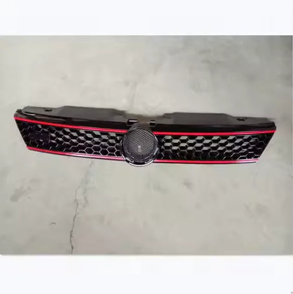 Baimi Factory Modified GLI Grille 12 Auto Car Front Grille with Red Line  for VW JETTA V Sagitar 2012 OE 5C6853653A