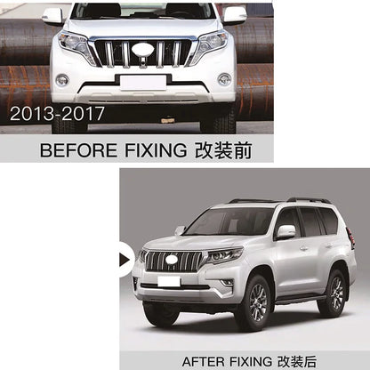 Factory Sale 2010-2017 for Toyota Prado 150 FJ150 Bodykit Upgrade 2018 Facelift Rear Front Bumper Grille Head Light New Body Kit
