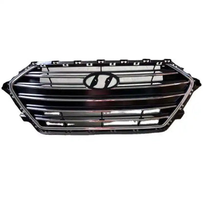 Black Chrome Auto Front Bumper Grille for Hyundai Elantra Sedan 2017 2018 Premium Quality Mesh Grill 86350-F2100