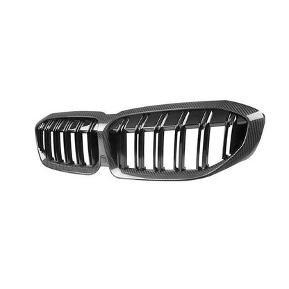 New Style Carbon Fiber Front  Grill Upgrade Dual Kidney Car Grill for BMW 3 Series G20 G21320i 330i M340i M340d