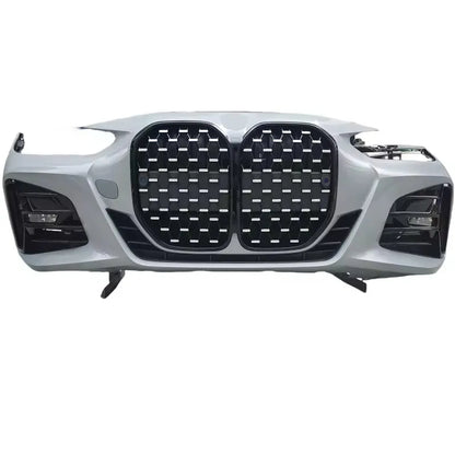 Car Front Bumper Assembly for BMW 420i 430i M440i G22 Bumper Body Kit with Cooling Fan Condenser Radiator Headlight Bonnet