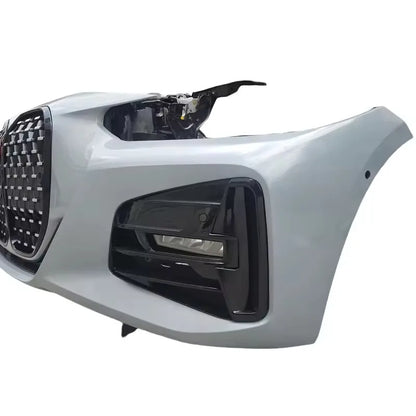 Car Front Bumper Assembly for BMW 420i 430i M440i G22 Bumper Body Kit with Cooling Fan Condenser Radiator Headlight Bonnet