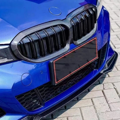 New Style Carbon Fiber Front  Grill Upgrade Dual Kidney Car Grill for BMW 3 Series G20 G21320i 330i M340i M340d